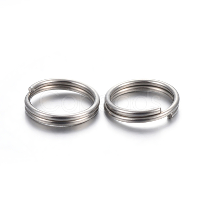 Tarnish Resistant 304 Stainless Steel Split Rings STAS-P223-22P-04-1