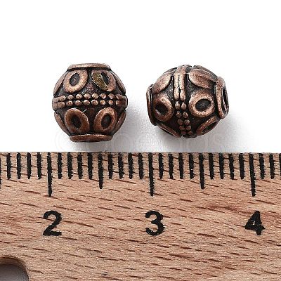 Tibetan Style Alloy Beads FIND-Q094-34R-1