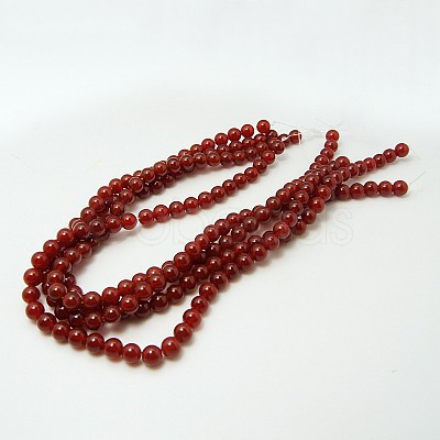 Natural Carnelian Beads Strands X-G-G338-10mm-02-1