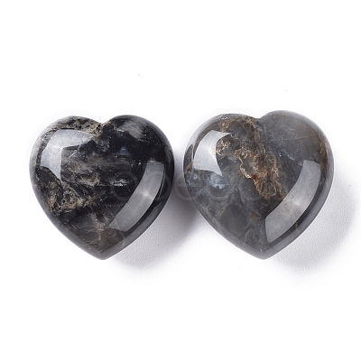 Natural Silver Leaf Jasper Heart Love Stone G-I285-06I-1