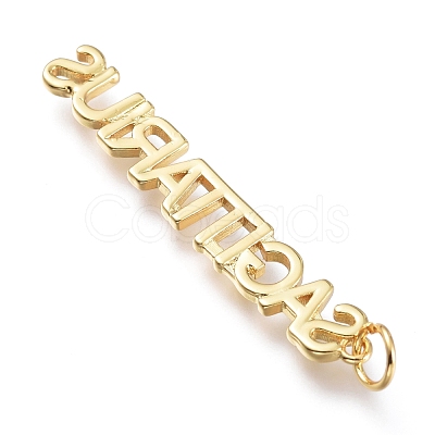 Brass Pendants ZIRC-I048-15G-02-1