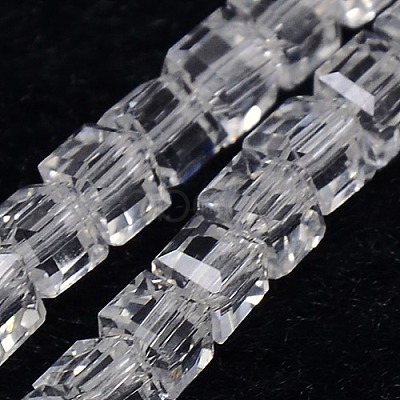 Glass Beads Strands EGLA-J028-6x6mm-01-1