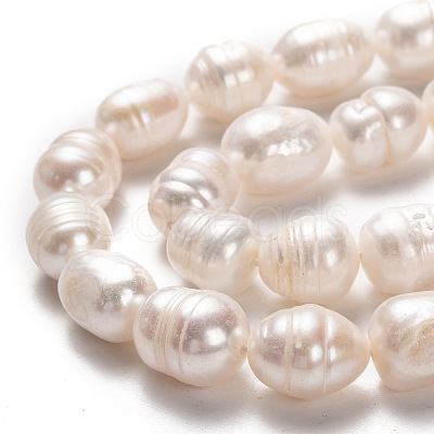 Natural Cultured Freshwater Pearl Beads Strands PEAR-L033-84-01-1