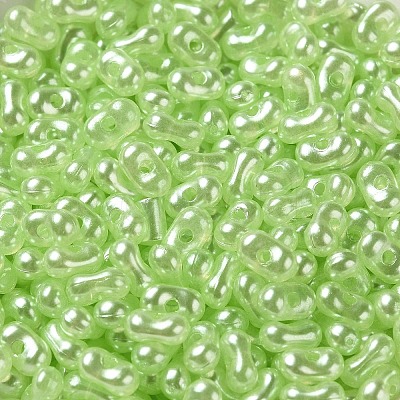 Opaque Acrylic Beads MACR-K359-01B-1