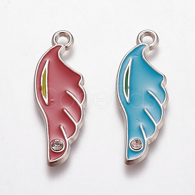 Alloy Enamel Pendants X-EAP065Y-1