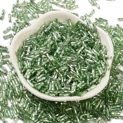 Glass Twist Bugle Beads SEED-C004-06B-1