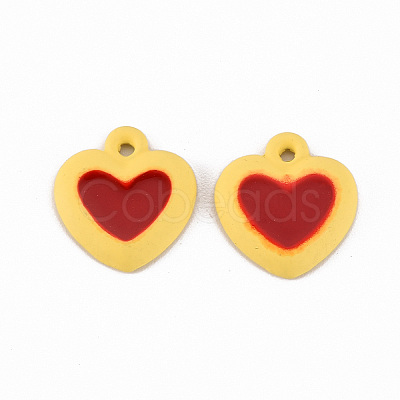 Spray Painted Alloy Enamel Charms PALLOY-T075-129B-RS-1