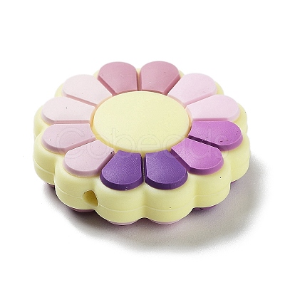 Flower Silicone Beads SIL-R014-01A-1