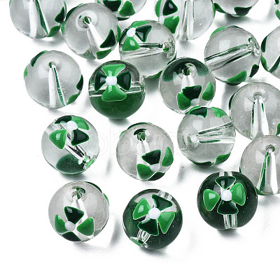 Transparent Glass Beads GLAA-TAC0010-15-1