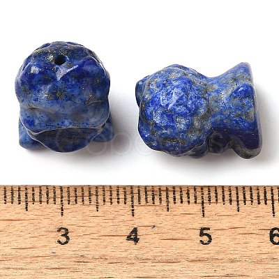 Natural Lapis Lazuli Carved Beads G-P550-10-1