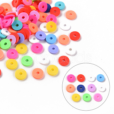 Handmade Polymer Clay Beads CLAY-T019-01A-1