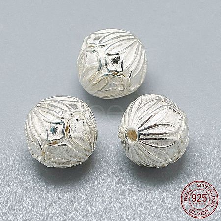 925 Sterling Silver Beads STER-T002-271S-1