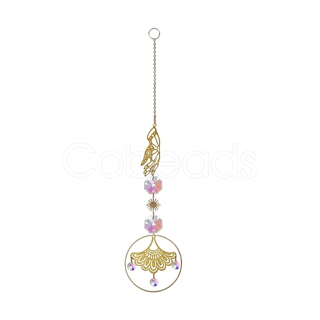 Crystal Glass Sun Catcher Pendant PW-WG11624-03-1