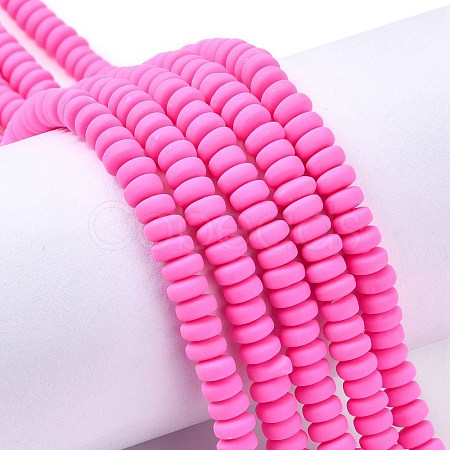 Handmade Polymer Clay Beads Strands CLAY-N008-008-10-1