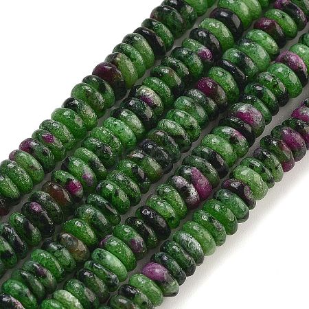 Natural Ruby in Zoisite Beads Strands G-Q159-B18-01-1