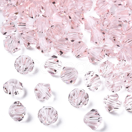 Faceted Bicone Imitation Crystallized Crystal Glass Beads X-G22QS152-1