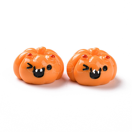 Halloween Opaque Resin Cabochons RESI-D063-15A-1