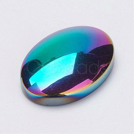 Non-Magnetic Synthetic Hematite Cabochons G-F424-03E-1