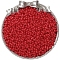 Baking Paint Glass Seed Beads, Round Hole, Peanut, FireBrick, 6x4mm, Hole: 1mm, about 100pcs/set