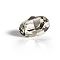 Preciosa&reg MAXIMA Crystal Fancy Stones, Czech Crystal, 435 12 601 Oval, Dura Foiling, 40010 Black Diamond, 8x6mm