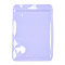 Macaron Color Plastic Yin-yang Zip Lock Bags, Resealable Bags, Self Seal Bags, Top Seal, Rectangle, Lilac, 29.9x19.9x0.15cm, Unilateral Thickness: 2 Mil(0.05mm)