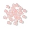 25Pcs Round Imitation Cat Eye Resin Beads, with Glitter Powder, Pearl Pink, 8mm, Hole: 1.6~1.8mm