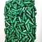 Synthetic Malachite Healing Stones, Double Terminated Points Bullet Shaped Stone, for Reiki Balancing, 32x8mm