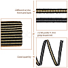 Centipede Braided Polyester Lace Trim OCOR-WH0092-02B-3