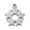 201 Stainless Steel Pendants STAS-A066-10P-1