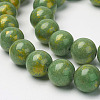 Natural Mashan Jade Beads Strands G-P232-01-I-6mm-1