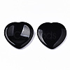 Natural Obsidian Thumb Worry Stone G-N0325-01Y-2
