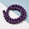 Synthetic Gemstone Dyed Beads Strands G-P507-03B-03-2