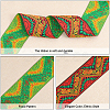 Ethnic Style Embroidery Polyester Ribbons OCOR-WH0070-23A-4