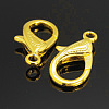 Zinc Alloy Lobster Claw Clasps PALLOY-D008-G-1