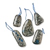 Natural K2 Stone Pendants G-NH0001-13B-1