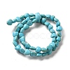 Synthetic Turquoise Dyed Beads Strands G-E594-09-2