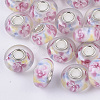 Handmade Lampwork European Beads LAMP-S193-004F-1