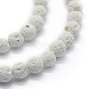 Natural Lava Rock Round Beads Strands G-E508-04-10mm-3