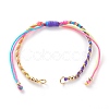 Adjustable Nylon Braided Cord Bracelet Making AJEW-JB00891-03-1