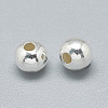 925 Sterling Silver Beads STER-T002-239S-5mm-2