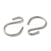 304 Stainless Steel S-Hook Clasp STAS-C085-03H-P-2