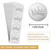 Custom Silver Foil Embossed Picture Sticker DIY-WH0336-014-2
