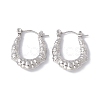 304 Stainless Steel Chunky Hoop Earrings for Women EJEW-E199-07P-1