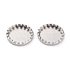 304 Stainless Steel Cabochon Settings STAS-Y001-08P-2