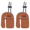 Leather Archery Finger Tab AJEW-WH0182-27-1