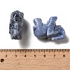 Natural Sodalite Carved Elephant Beads G-Z053-01-3