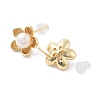 Natural Pearl Ear Studs EJEW-P256-56G-1