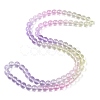 Baking Painted Transparent Glass Beads DGLA-M001-10mm-02-2