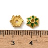 Alloy Enamel Beads Caps FIND-G074-02O-3