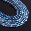 Synthetic Moonstone Beads Strands G-SZ0001-81D-2